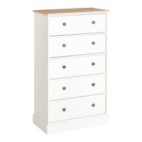 Argos Home Kensington 5 Drawer Chest - Ivory