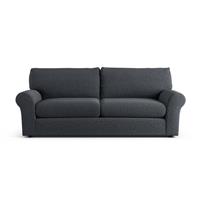 Habitat Molton Fabric 4 Seater Sofa - Charcoal