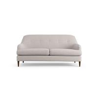 Habitat Frome Fabric 2 Seater Sofa - Natural - Dark Leg