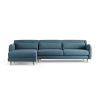 Habitat Turnmill Left Hand Corner Sofa - Blue