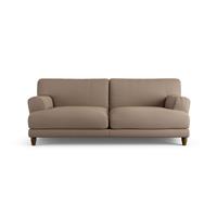 Habitat Askem Fabric 3 Seater Sofa - Biscuit - Dark Leg