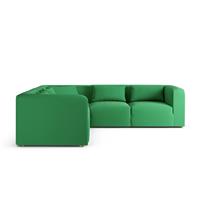 Habitat Lars Reversible Corner Sofa - Emerald Green -Ash Leg