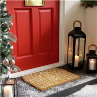 Habitat Gingerbread House Christmas Doormat
