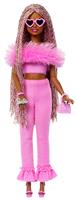 Barbie Deluxe Style Doll Pink Jumpsuit & Braided Hair -32cm