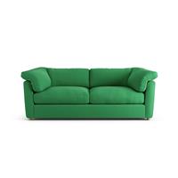 Habitat Wynn Fabric 3 Seater Sofa - Emerald Green - Ash Leg