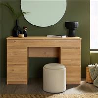 Argos Home Jenson Double Pedestal Dressing Table - New Oak