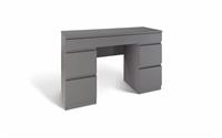 Argos Home Jenson 5 Drawer Dressing Table Desk - Grey Gloss