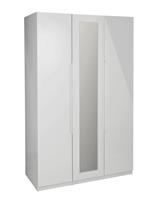 Legato 3 Door Wardrobe - Grey Gloss