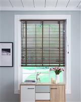 Little Black Book 50mm Venetian Blind - Walnut - 90x160cm