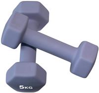 Pro Fitness YD24008 Cast Iron Dumbbells - 2 x 5kg