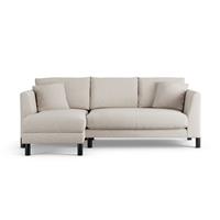 Habitat Aston Left Hand Corner Sofa - Natural - Black Leg