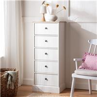 Argos Home Kensington 5 Drawer Tallboy - Ivory