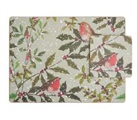 'Argos Home Robin Corkback Set of 4 Placemats & Coasters Set