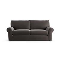 Habitat Molton Velvet 3 Seater Sofabed - Grey