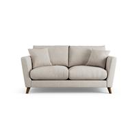 Habitat Lomond Fabric 2 Seater Sofa - Natural - Dark Leg