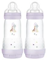 MAM Easy Start Anti-Colic 320ML Baby Bottles 2 Pack Lilac
