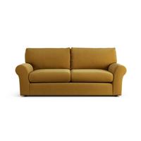Habitat Molton Fabric 3 Seater Sofa - Gold