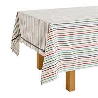 Habitat Stripe Table Cloth - Cream