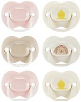 Tommee Tippee Anytime Dummies 0-6 Months 6 Pack - Pink