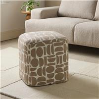 Argos Home Louise Fabric Footstool - Geo Print