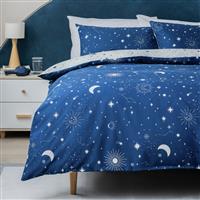 Argos Home Celestial Navy Bedding Set - King size