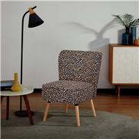 Habitat Eppy Fabric Accent Chair - Leopard Print