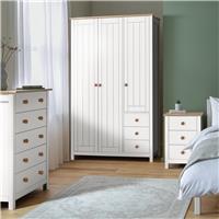 Argos Home Scandinavia 3 Piece 3 Door Wardrobe - White & Oak