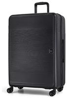 Rock 8 Wheel Hard Suitcase - Large, Black