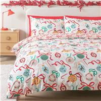Argos Home Baubles and Bows Bedding Set - King size
