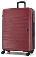 Rock 8 Wheel Hard Suitcase - Large, Burgundy