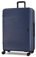 Rock 8 Wheel Hard Suitcase - Large, Navy