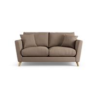 Habitat Lomond Fabric 2 Seater Sofa - Biscuit - Ash Leg