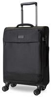 Rock 8 Wheel Soft Suitcase - Small, Black