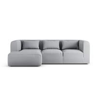 Habitat Lars Left Hand Corner Sofa - Grey - Ash Leg