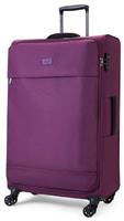 Rock 8 Wheel Soft Suitcase - Large, Purple