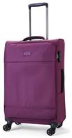 Rock 8 Wheel Soft Suitcase - Medium, Purple