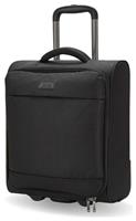 Rock 2 Wheel Soft Suitcase - Small, Black