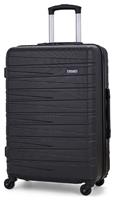 Rock 4 Wheel Hard Suitcase - Medium, Black