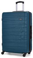 Rock 4 Wheel Hard Suitcase - Large, Teal