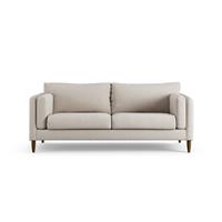 Habitat Newington Fabric 3 Seater Sofa - Natural - Dark Leg