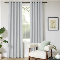 Habitat Blackout Eyelet Curtain - Dove Grey - 229x229cm