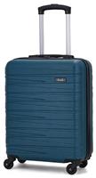 Rock 4 Wheel Hard Suitcase - Small, Teal