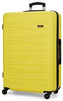Rock 4 Wheel Hard Suitcase - Large, Yellow