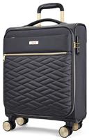 Rock 8 Wheel Soft Suitcase - Small, Charcoal
