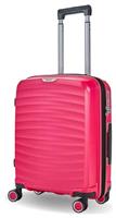 Rock Expandable 8 Wheel Hard Suitcase - Small, Pink