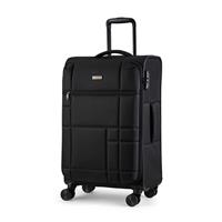 Rock 8 Wheel Soft Suitcase - Medium, Black