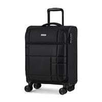Rock 8 Wheel Soft Suitcase - Small, Black