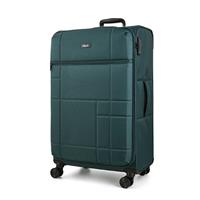 Rock 8 Wheel Soft Suitcase - Large, Green
