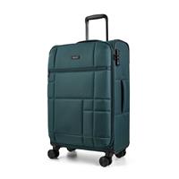 Rock 8 Wheel Soft Suitcase - Medium, Green