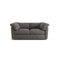 Habitat Wynn Fabric 2 Seater Sofa - Charcoal - Ash Leg